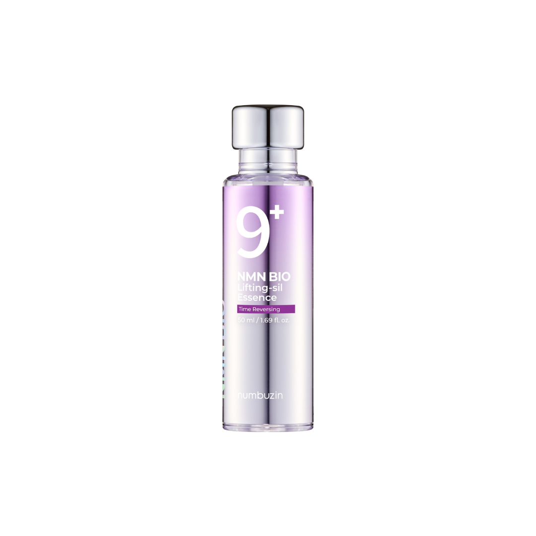 NUMBUZIN No.9 NAD Bio Lifting-sil Essence is a nourishing anti-aging essence that boosts firmness, elasticity, and radiance. Formulated with NAD, Niacinamide, and a powerful blend of peptides, ferments, and antioxidants, it helps smooth fine lines and energize tired skin. Hydrating ingredients like Hyaluronic Acid, Tremella Mushroom, and Shea Butter keep skin soft and plump, while Resveratrol, Astaxanthin, and Glutathione enhance glow and protection. Ideal for dry, dull, or mature skin seeking a lifted, rev