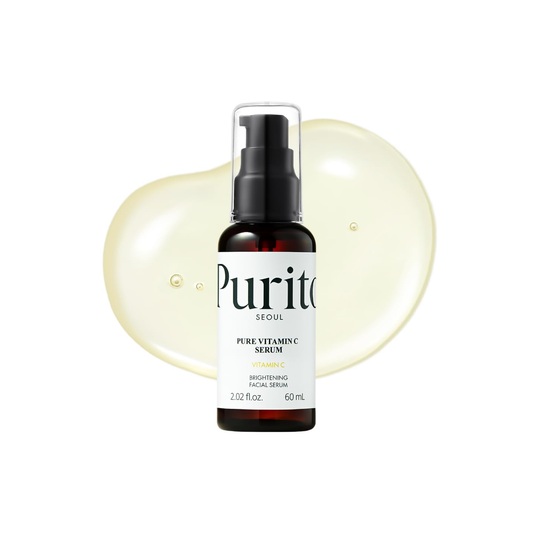 PURITO SEOUL Pure Vitamin C Serum is a revitalizing and brightening serum formulated with Ascorbic Acid (Vitamin C) to boost skin radiance, even out skin tone, and minimize the appearance of fine lines. With added Sodium Hyaluronate and Niacinamide, it provides deep hydration and improves skin texture. Enriched with Bamboo Water and Glutathione for antioxidant protection, this serum helps achieve a refreshed and glowing complexion. Suitable for all skin types, it promotes smoother, brighter, and more youthf
