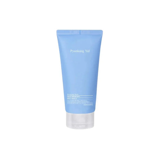 PYUNKANG YUL Sleeping Mask is an overnight treatment that deeply hydrates and nourishes your skin while you sleep. Formulated with Ceramide NP to strengthen the skin barrier, Sodium Hyaluronate for hydration, and a blend of soothing plant extracts, it rejuvenates your skin for a fresh, radiant complexion by morning.