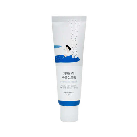 ROUND LAB Birch Juice Moisturizing Sunscreen offers gentle yet effective sun protection while deeply hydrating the skin. Infused with Birch Juice (1,425ppm), Niacinamide, and Hyaluronic Acid, this lightweight formula soothes and nourishes while improving skin tone and moisture levels. Enriched with botanical extracts like Portulaca Oleracea and Artemisia Annua, it calms and protects sensitive skin, leaving it refreshed and glowing. Perfect for daily use on all skin types.