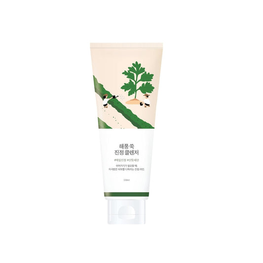 ROUND LAB Mugwort Calming Cleanser is a gentle soothing cleanser designed to remove impurities while keeping the skin comfortable and balanced. Formulated with Mugwort Extract, Artemisia Princeps Leaf Extract, Panthenol, Allantoin, Madecassoside, Asiaticoside, and Asiatic Acid, it helps calm irritation, support the skin barrier, and maintain moisture after cleansing. Its mild formula is ideal for sensitive, normal, combination, and redness-prone skin.