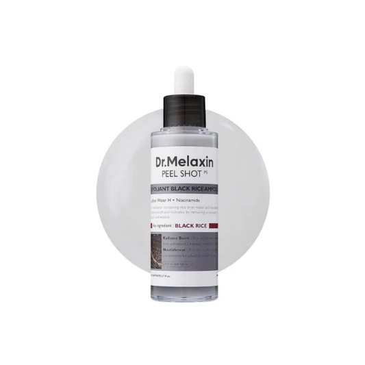 DR. MELAXIN Peel Shot Exfoliating Black Rice Ampoule 80ml