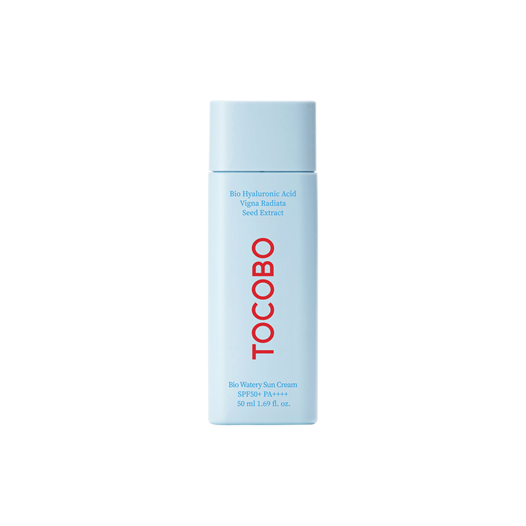 TOCOBO Bio Watery Sun Cream offers powerful SPF protection in a lightweight, hydrating formula. Enriched with Niacinamide, Sodium Hyaluronate, and botanical extracts like Cotton, Evening Primrose, and Scutellaria Baicalensis Root, it nourishes and soothes the skin while protecting against harmful UV rays. The non-greasy, fast-absorbing texture makes it ideal for all skin types, leaving your skin feeling fresh and moisturized. Perfect for daily sun care with added skincare benefits.