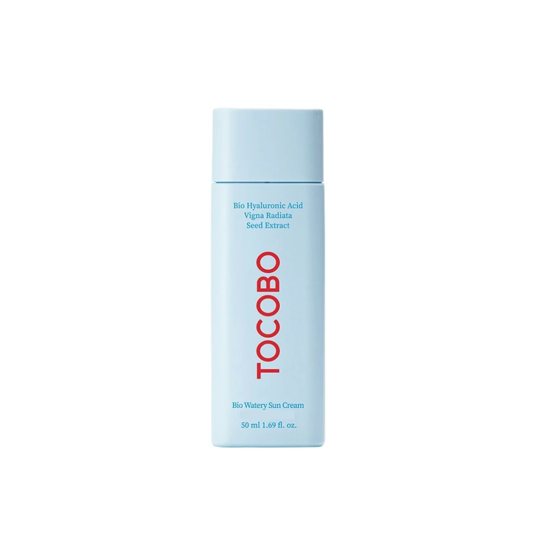 TOCOBO Bio Watery Sun Cream delivers refreshing hydration with a lightweight, fast-absorbing formula. Infused with Niacinamide and Sodium Hyaluronate, it helps to brighten and lock in moisture, supporting a balanced and healthy complexion. Featuring botanical extracts like Cotton Seed Oil, Evening Primrose, and Scutellaria Baicalensis Root, it nourishes and calms the skin. Its silky texture glides on smoothly, leaving your skin soft, hydrated, and revitalized for everyday comfort.