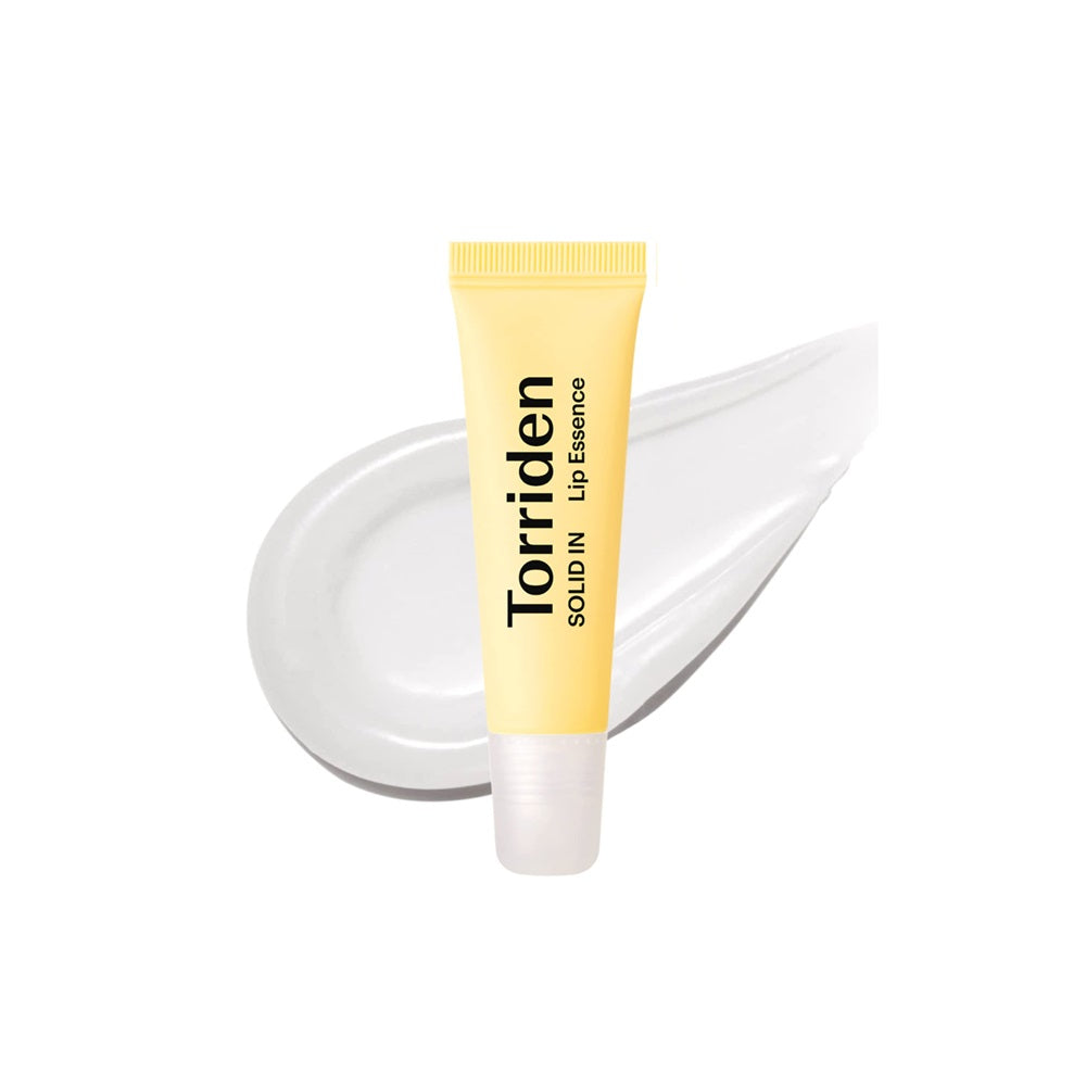 TORRIDEN SOLID IN Ceramide Lip Essence is a nourishing lip treatment designed to repair and protect dry, damaged lips. Formulated with multiple Ceramides, Cholesterol, and Hyaluronic Acid, it helps strengthen the lip barrier while locking in long-lasting moisture. The rich yet comfortable texture leaves lips soft, smooth, and well-conditioned without stickiness.