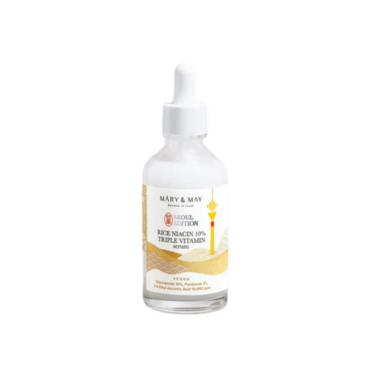 MARY & MAY Rice Niacin 10% Triple Vitamin Serum Seoul Edition 80ml