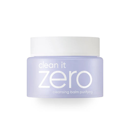 BANILA CO Clean It Zero Cleansing Balm Purifying is a gentle, 3-in-1 cleanser that removes even waterproof makeup in one step. With its sherbet-like texture that melts into a smooth oil, it offers a luxurious cleansing experience. Powered by Zero Balance Technology and 7 botanical extracts including Licorice Root, it purifies without stripping, leaving sensitive skin calm, clean, and hydrated. Enjoy the same makeup-melting power as the original, with added soothing care for a balanced complexion.