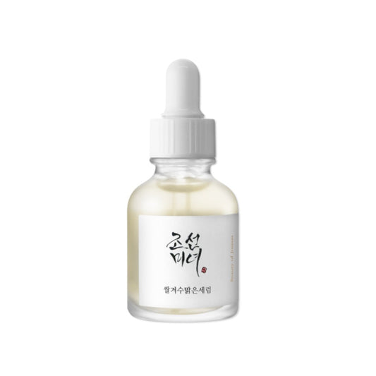 BEAUTY OF JOSEON Glow Deep Serum: Rice + Arbutin is a brightening serum that helps improve dullness and uneven skin tone. Formulated with Rice Bran Water to nourish and hydrate, and Arbutin to target dark spots and discoloration, it works to reveal a clearer, more radiant complexion. With added Panthenol and botanical extracts, this lightweight serum leaves skin soft, refreshed, and glowing.