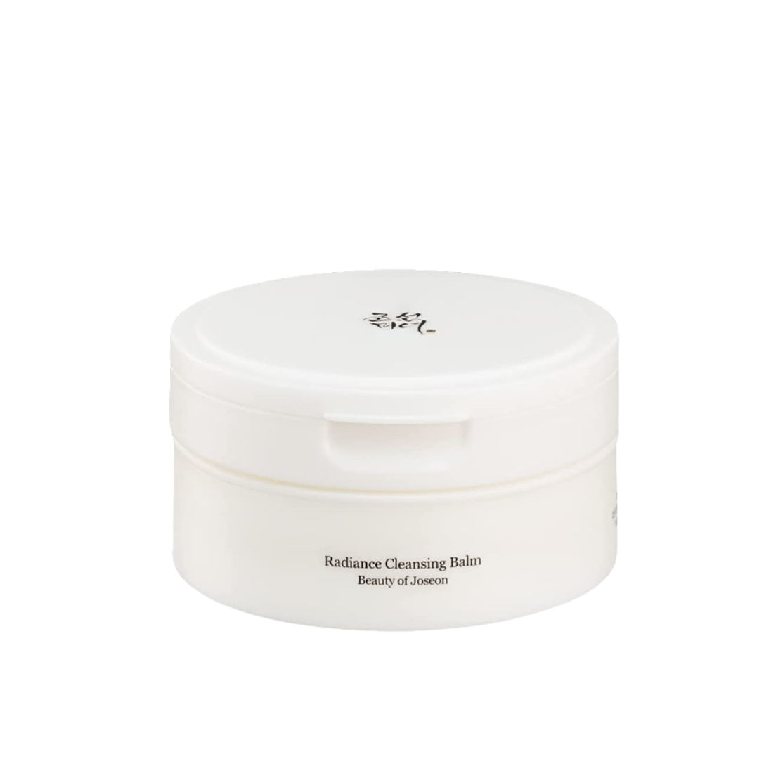 BEAUTY OF JOSEON Radiance Cleansing Balm is a sherbet-textured cleansing balm that melts away makeup, sunscreen, and impurities without stripping the skin. Enriched with Rice Bran Oil, Soybean Ferment Extract, and Oat Extract, it nourishes and soothes while leaving skin soft and hydrated. Infused with Sea Buckthorn Oil and Rice Water, it brightens the complexion and supports a healthy, radiant glow. Suitable for all skin types, including sensitive skin.