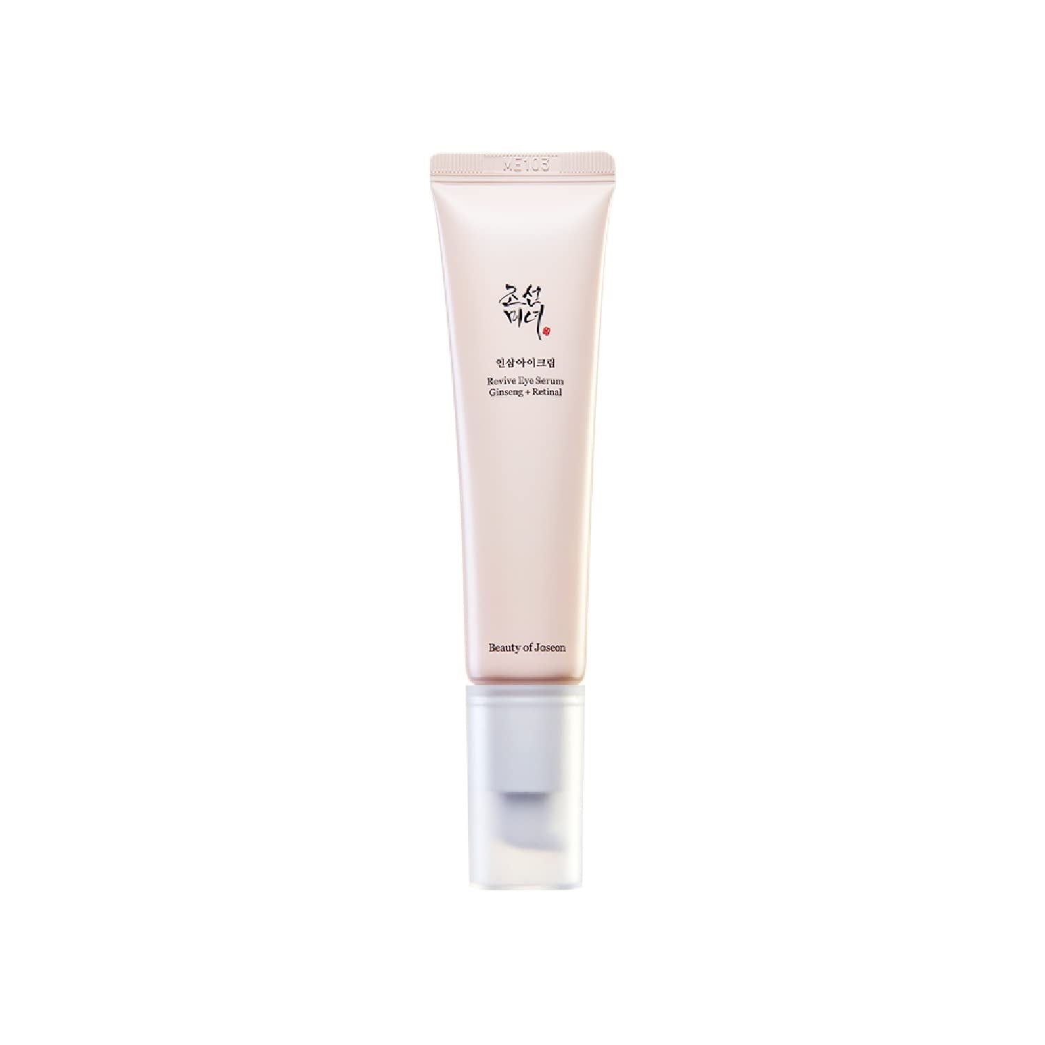 BEAUTY OF JOSEON Revive Eye Serum is a lightweight eye treatment designed to firm, smooth, and brighten the delicate under-eye area. Powered by Ginseng Root Extract and Retinal, it helps improve the look of fine lines, wrinkles, and dark circles while supporting skin renewal. Niacinamide and Ceramides work to strengthen the skin barrier and enhance radiance, while hydrating ingredients keep the eye area soft and comfortable. The fast-absorbing formula layers easily into your routine, leaving eyes looking re