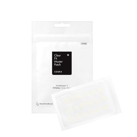 COSRX Clear Fit Master Patch is an ultra-thin acne patch designed to protect blemishes while blending seamlessly under makeup. It helps shield spots from bacteria and external irritants, supporting faster healing without drawing attention to the skin. Ideal for daytime wear and on-the-go care.