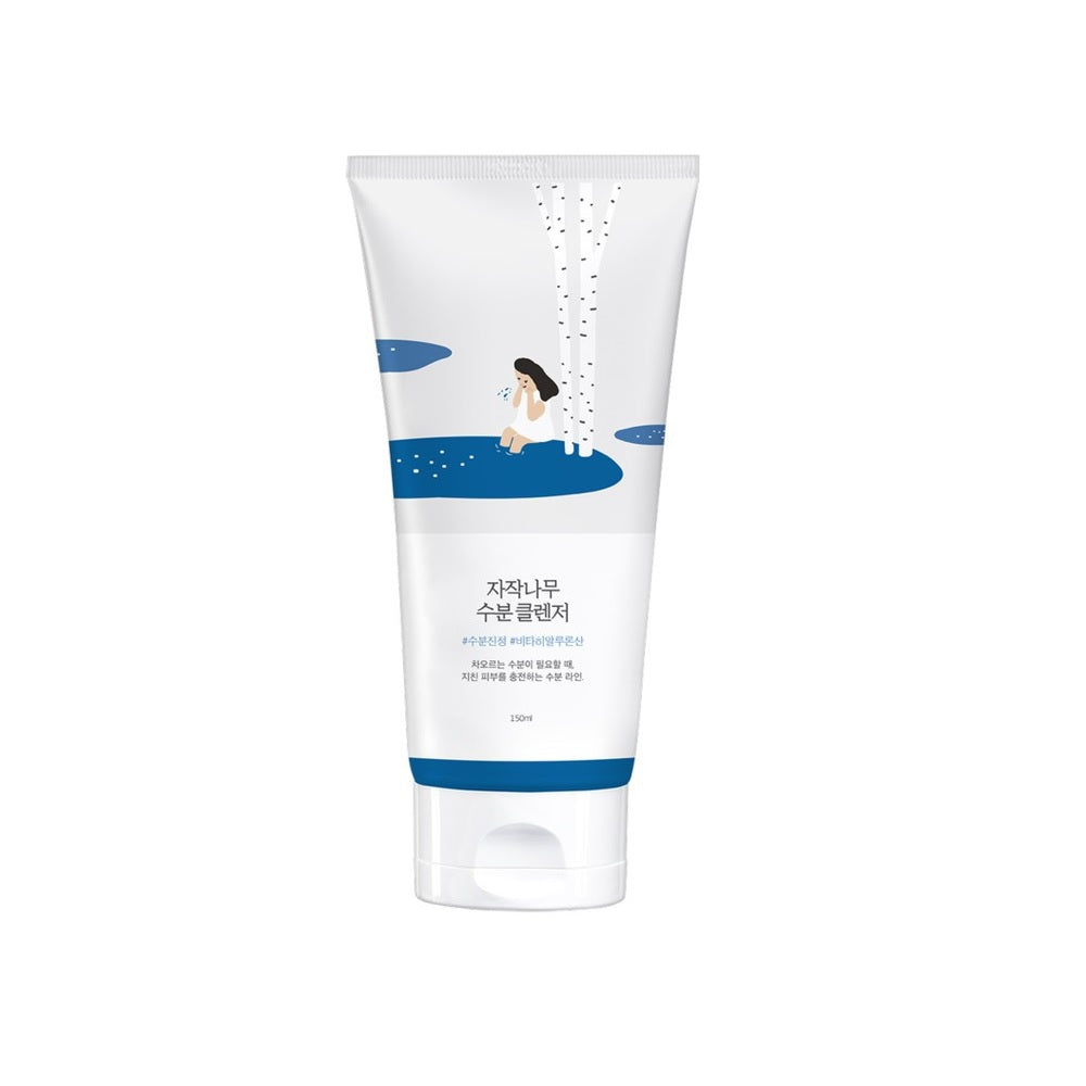 ROUND LAB Birch Juice Moisturizing Cleanser is a gentle cleanser infused with 10,000 ppm of Birch Juice to hydrate and calm the skin while effectively cleansing. It features Ascorbic Acid to brighten and revitalize the complexion, along with Sodium Hyaluronate and Hyaluronic Acid for lasting moisture. With natural extracts like Artemisia Annua and Quillaja Saponaria Bark, this cleanser leaves the skin feeling soft, refreshed, and glowing. Suitable for all skin types, it's perfect for daily use.