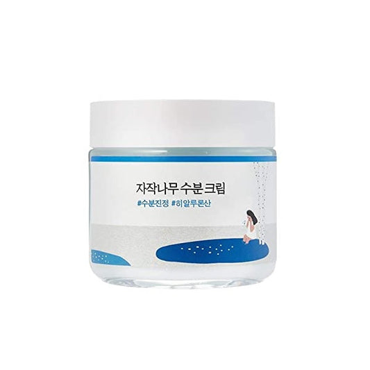 ROUND LAB Birch Juice Moisturizing Cream is a deeply nourishing cream that hydrates and revitalizes skin. Enriched with Birch Sap and a rich blend of botanical extracts like Moringa and Turmeric, it soothes and moisturizes while providing antioxidant benefits. Jojoba Esters and Hyaluronic Acid help keep the skin supple and hydrated. Ideal for daily use, this cream leaves the skin soft, smooth, and glowing. Perfect for all skin types seeking effective hydration.
