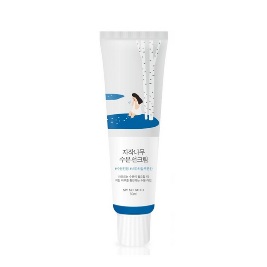 ROUND LAB Birch Juice Moisturizing Sunscreen is a lightweight chemical sunscreen designed for daily protection and hydration. Formulated with Birch Juice and Hyaluronic Acid, it provides deep moisture while shielding your skin from harmful UV rays. The inclusion of Niacinamide helps brighten and improve skin tone, while Ascorbic Acid offers antioxidant protection. This sunscreen absorbs quickly without leaving a greasy residue, making it an excellent choice for those seeking effective sun protection and hyd