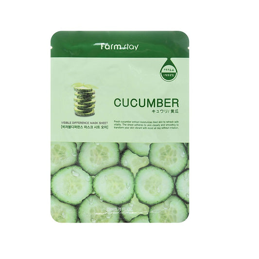 FARM STAY Visible Difference Cucumber Sheet Mask