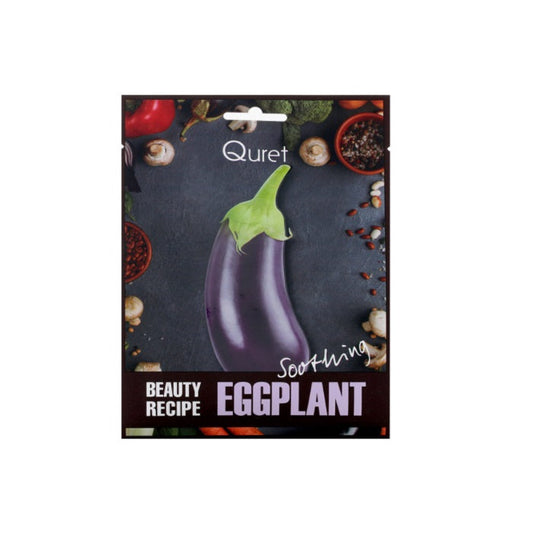 QURET Eggplant Beauty Recipe Mask (Soothing)