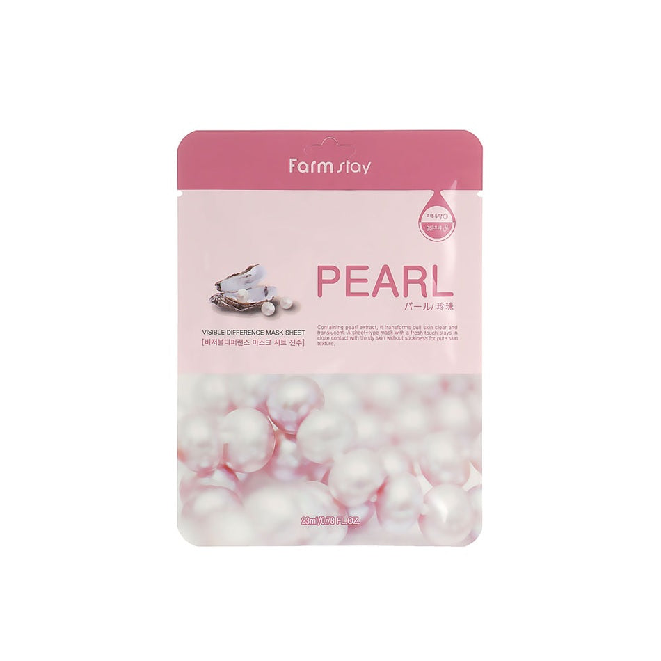 FARM STAY Visible Difference Pearl Mask Sheet – K-SKIN BOUTIQUE